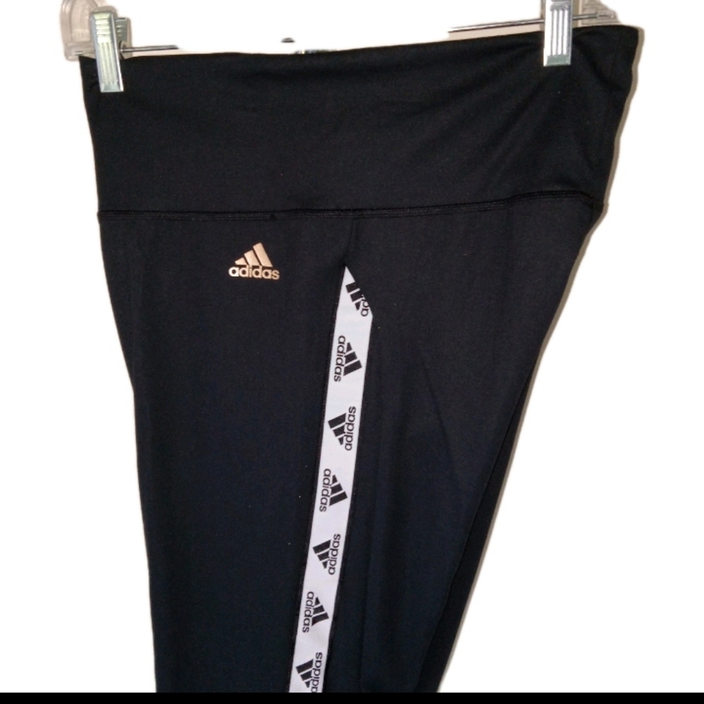 Adidas Zoe X Saldaba Black Double Knit Training Leggings Medium - Picture 8 of 12
